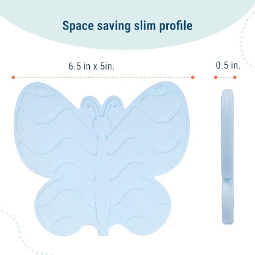 Wildkin Kids Ice Packs (4 Pack) – Slim, Reusable, Keeps Lunch Cool for School/Travel - Butterfly - color: Butterfly