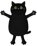 Microwave Heating Pad for Pain Relief, 17" x 15" Microwavable Heating Pads for Neck Shoulder, Cramps, Back Pain, Muscles, Joints, Natural Heat Pack Moist Heat, Menstrual Period, Small Black Cat - size: Small Black Cat-1