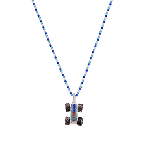 Alex and Ani Hot Wheels™ Necklaces - Car Necklace for Women, 16" + 2" Extender - color: Shiny Silver, style: Mega Wrex