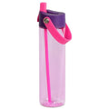 Elemental Splash 26oz Tritan Plastic Reusable Water Bottle w/Straw & Strap - color: Berry Blast, size: 26 Ounces