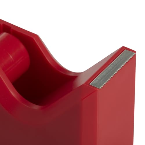 JAM PAPER Colorful Desk Tape Dispensers - Red - 3/Pack - color: Red, size: Pack of 3