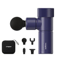 LONGEST Mini Massage Gun for Pain Relief, 4 Heads, Pro Dark Blue - color: 2. Dark Blue