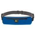 Amphipod AirFlow MicroStretch Plus Belt, Ultra-Light Runners Waist Pack, XL - color: Blue/Silver