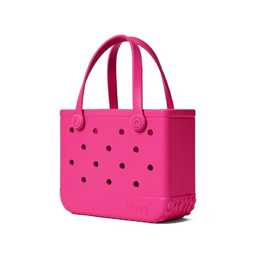 BOGG BAG Bitty Small Tote – 11” x 8.5” x 4.5” – Essential Bags for Beach, Pool, Boat, Sports, Tailgating, Cruise, Travel - color: Haute Pink