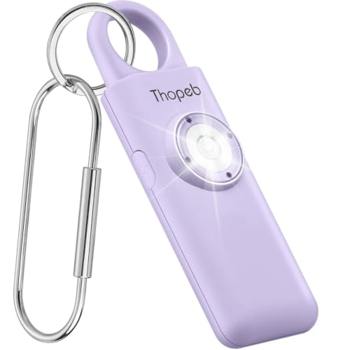 Thopeb Personal Safety Alarm for Women – Upgraded Rechargeable - color: Purple