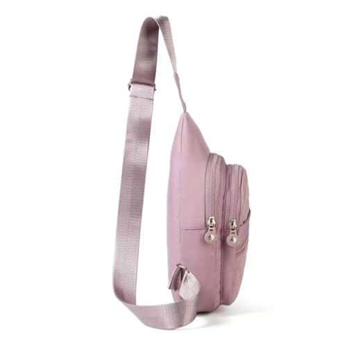 AOSTIHOT Crossbody Sling Bag Small Sling Backpack for Women, Chest Daypack Crossbody Shoulder for Travel Sport Running Hiking - color: Purple