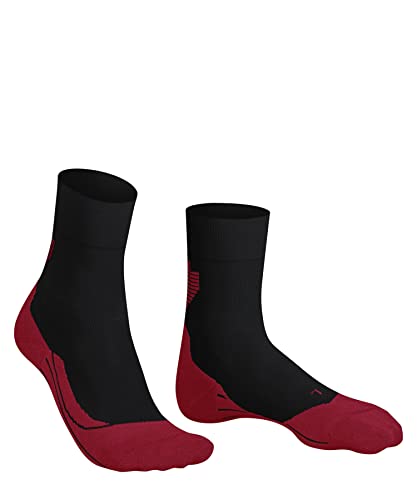 FALKE Women's RU Compression Running Socks, 1 Pair - color: Black (Black 3008), size: 5-6