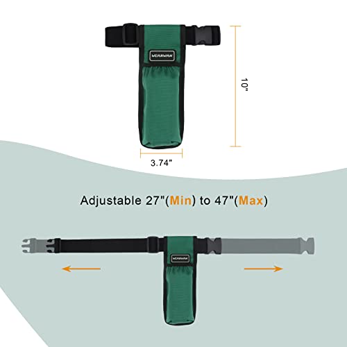 Massage Oil Holster, Adjustable and Durable Massage Holster, Bag only, Bottle not Included - color: Dark Green