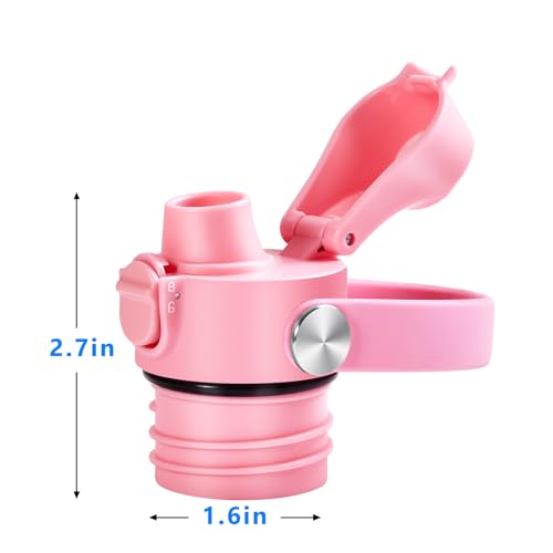 XACIOA Replacement Flip Lid for Hydro Flask Standard Mouth Bottle - color: Pink