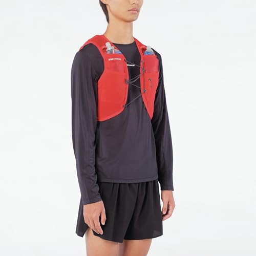 Salomon ADV HYDRA VEST 8 Running Hydration Pack - color: Fiery Red, size: X-Large