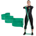 THERABAND CLX Resistance Band with Loops, 5-Foot Band - color: Level 3 / Heavy - Green