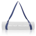 Slim Panda Yoga Mat Strap, Adjustable Soft Cotton Carrier - color: Oasis Blue, size: 72 inches