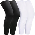 smilixin 2 Pairs Leg Sleeves,Full Leg Compression Sleeve for Men Women - size: Medium