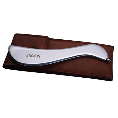 STICKON Gua Sha Massage Tool Stainless Steel Gua Sha Scraping Massage Tools IASTM Tools Great Soft Tissue Mobilization Tool(STICKON-20) - style: STICKON-20