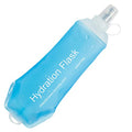 AXEN Soft Flask TPU Foldable Running Hydration Flask, Soft Collapsible Water Bottle for Hydration Pack Cycling Marathon Running Hiking - color: Blue-500ml