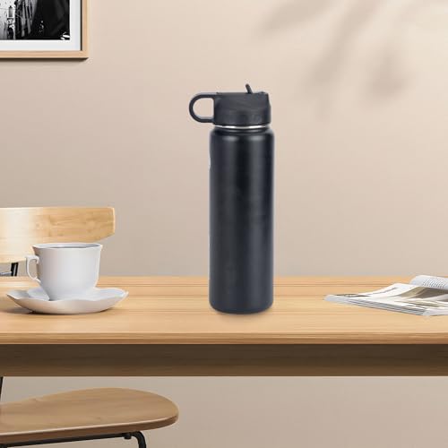 Straw Lid Compatible With Thermoflask 18OZ/24OZ/32OZ/40OZ/64OZ Water Bottle, Water Bottles Lids With 2 Straws and 1 Straw Brush, Straw Lid Compatible WithThermo flask