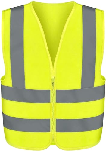 Neiko High Visibility Safety Vest, ANSI Class 2, No Pocket - color: Yellow, size: 4X-Large, style: Vest