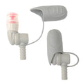 Hydration Bladder Bite Valve Replacement Mouthpiece Fit for Any Water Backpack and Most Brands, with Manual Switch Valve - color: 2 Pack rotatable white with cover