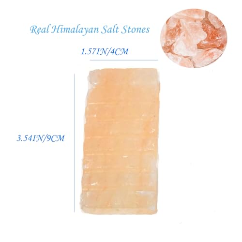 2 Pcs Himalayan Salt Foot Rasp Foot File Hot Massage Stones Cold Stones Set Warm Rocks Kit for Facial SPA - size: FOOT SHAPE