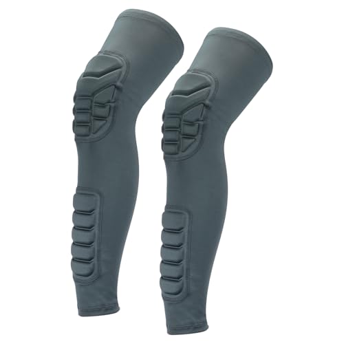 PATIKIL M Knee Calf Pads, 2Pcs Knee Braces Pad Compression Leg, Grey - color: Grey, size: Medium