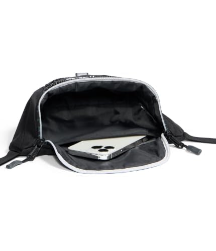 THE NORTH FACE Jester Lumbar Pack | Fanny Pack With Water Repellent Finish, 2.2 Liters, Crossbody Adjustable Strap - color: Asphalt Grey/TNF Black/Silver Reflective