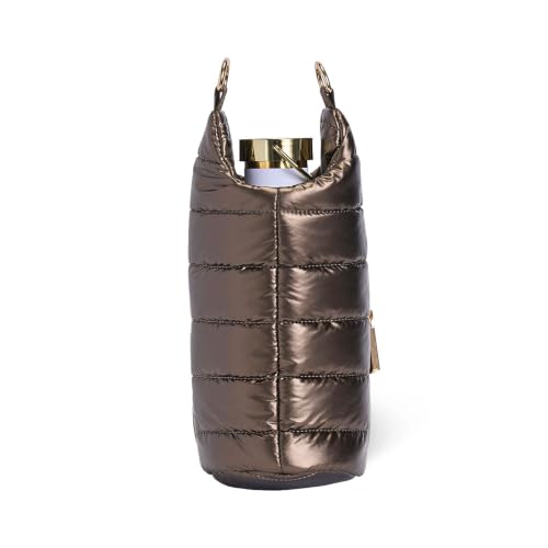 WanderFull Original HydroBag Crossbody Water Bottle Holder with Phone Pocket, Fits Water Bottles up to 32 oz - color: Bronze