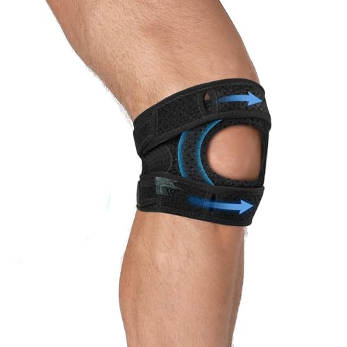 Power Knee Brace Joint Support,Adjustable Knee Stabilizer Pads, Protective Gear Booster with Powerful Springs for Men/Women weak Legs, Arthritis, Meniscus Tear Pain