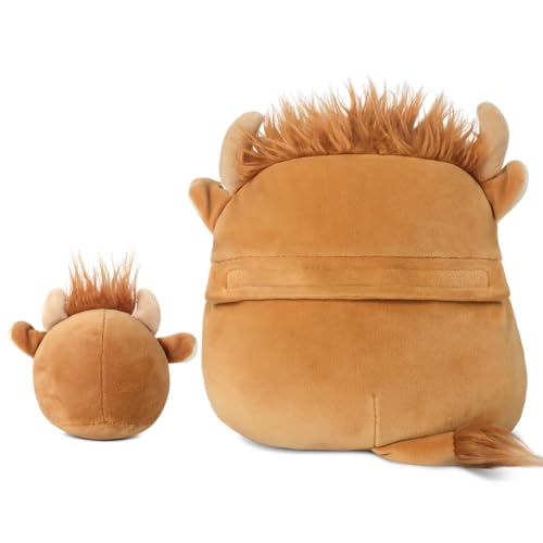 Highland Cow Microwavable Heating Pad – Weighted Stuffed Animal for Cramps, Stress & Muscle Relief, Lavender Scented Warm Plush Highland Cow, Cozy Gift for Women & Teens, Removable Heat Pack - color: Highland Cow Stuffed Animal