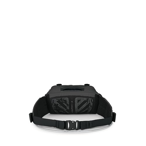 Osprey Seral Biking Waist Pack with Hydraulics Reservoir for Men & Women, Hydration Belt with Water Bladder - color: Raven Black, style: 4l