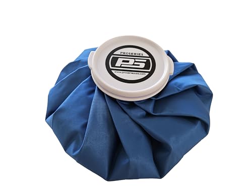 ProSeries - 9" Small Reusable Ice Bag (Blue) - Hot and Cold Therapy for Injuries - Refillable Bag for Real Ice - Use on Head, Knee, Ankle, More - color: Blue 9"
