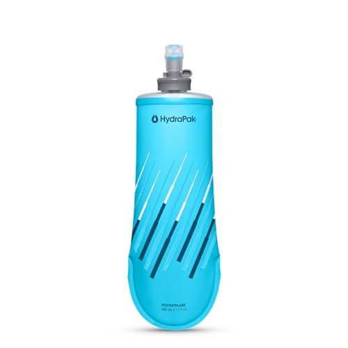 HydraPak PocketFlask Compressible, Low Profile Soft Flask (500ml) - size: 17 Ounces
