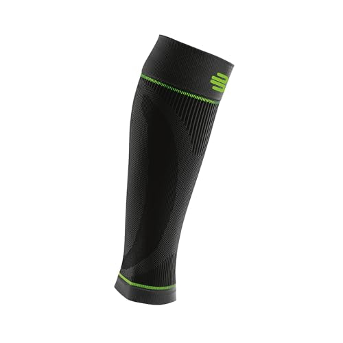 Bauerfeind Sports Compression Lower Leg Calf Sleeves (1 Pair) - Improved Circulation, Airknit Fabric Breathable, Washable - color: Black, size: X-Large/X-Long