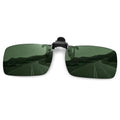 MEETSUN Polarized Clip On Sunglasses for Men Women, Fit Over Glasses - color: 1pack-dark Green