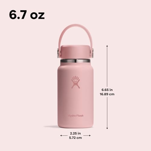 Hydro Flask Micro Bottle - Leak Proof Purse or Pocket Flask - Insulated Mini Water Bottle 6.7 Oz Aloe - color: ALOE