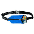 SPIbelt Running Belt Original for Women Men, Phone Holder for Running, Running Fanny Pack, Running Waist Pack, Adjustable Waist, [Fits All Phones]. Made from Recycled Materials. Blue with Black Zipper - color: Blue with Black Zipper