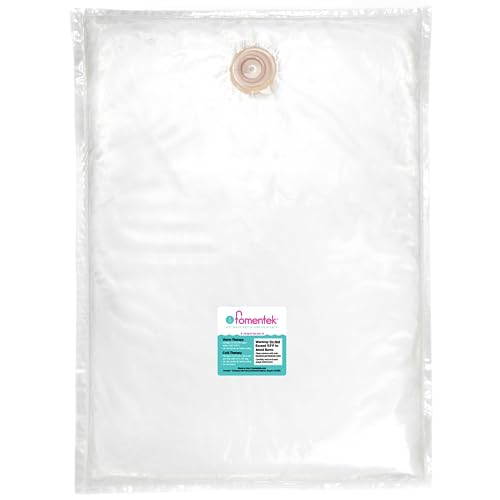 Fomentek Hot Water Therapy Bag - Hot & Cold Water Bottle - Soothing Heat - Comforting for Cramps, Soothing Relief for The Back, Stomach, Feet, Neck, Shoulders, USA-Made, Large (21” x 23”) - size: Large (Pack of 1)