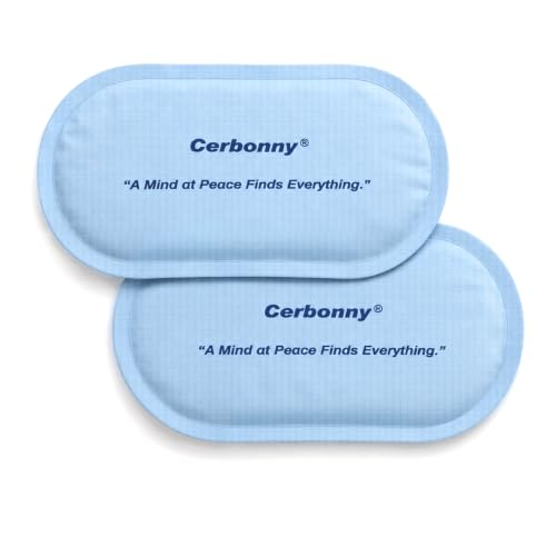 Cerbonny Slim Ice Packs for Lunch Boxes, Reusable, 2 Pack, Peace Blue - color: Light Blue