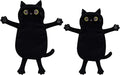 2PCS Large Microwave Heating Pads for Cramps Pain Relief, Moist Microwavable Period Menstrual Heat Packs, Cordless Warm Compress Gift for Mothers Day, Birthday, Thanksgiving, Christmas, 21*12" + 17*9" - size: 1 Extra Large Black Cat + 1 Medium Black Cat