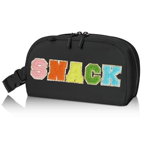 Cerbonny Small Cooler Bag,Freezable Lunch Bag,Built-in ice pack - color: Black - Snack