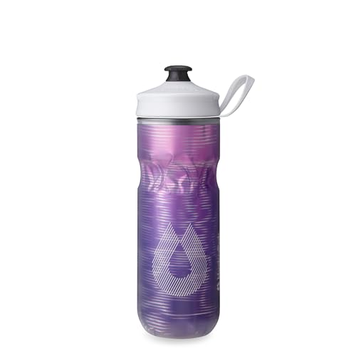 HydraPak Polar Sport Insulated Water Bottle (20oz, Pulse Purple) - color: Pulse Purple, style: 20oz/600ml