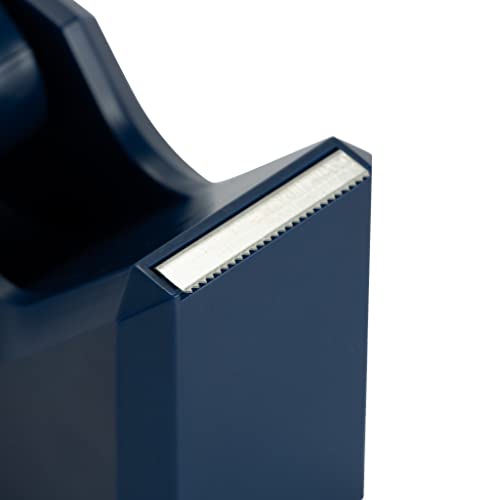 JAM PAPER Colorful Desk Tape Dispensers - Navy Blue - Sold Individually - color: Navy Blue, size: Pack of 1