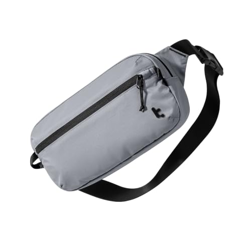 tomtoc 3.5L Sling Bag with RFID Blocking Crossbody Chest Pack for Men Women - color: Light Gray, size: 3.5L