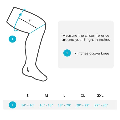 BraceAbility Full Leg Compression Sleeve - Calf Injury, Runner's Knee, Pulled Hamstring, Shin Splints Pain Recovery Wrap