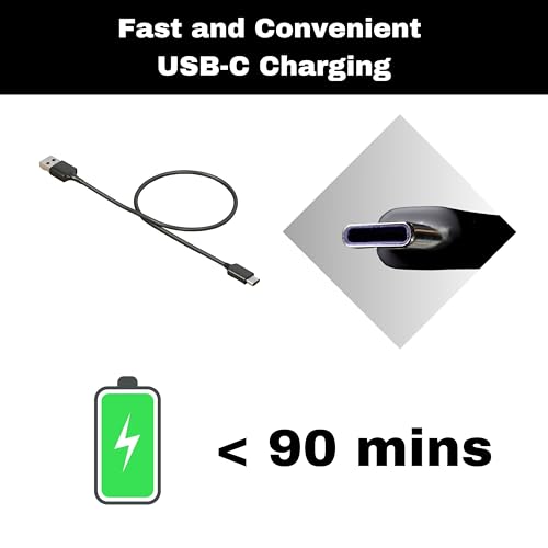 Running Light - Hands Free Powerful Mini High Visibility Safety Clip On Rechargeable LED Light for Night Running Jogging Walking Hiking, 1 Pack