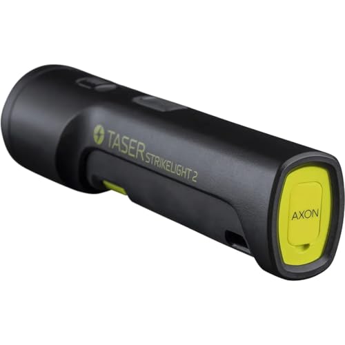 TASER StrikeLight 2 Rechargeable Self-Defense Flashlight with Painful 10 µC Stun Charge | Portable, Lightweight Protection for Running, Jogging, Pet Walking, Camping, Hiking, and Outdoors - color: Black