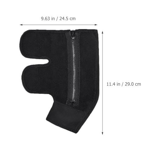 FRCOLOR Ankle Support 2 X Ankle Supports Black Zipper Design Sports Use