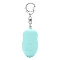 Rechargeable Personal Alarm, 130dB SOS Safety Alarm,LED Light, Security Siren Keychain for Women and Elderly,Security Siren Keychain ,Self Defense Alarm (Blue) - color: Blue