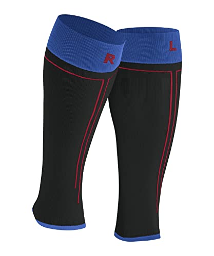 FALKE Men's Energizing Calf Sleeves, 1 Pair - color: Black (Black 3006), size: CALF 3