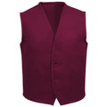 Fame 2 Pocket Unisex Vest - V65 - color: Burgundy, size: Small