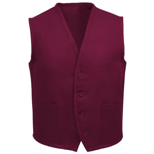 Fame 2 Pocket Unisex Vest - V65 - color: Burgundy, size: XX-Large
